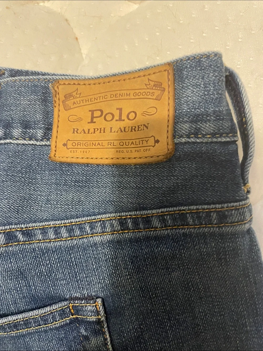 Polo by Ralph Lauren Men's 46x32 Hampton Relaxed Straight Jeans